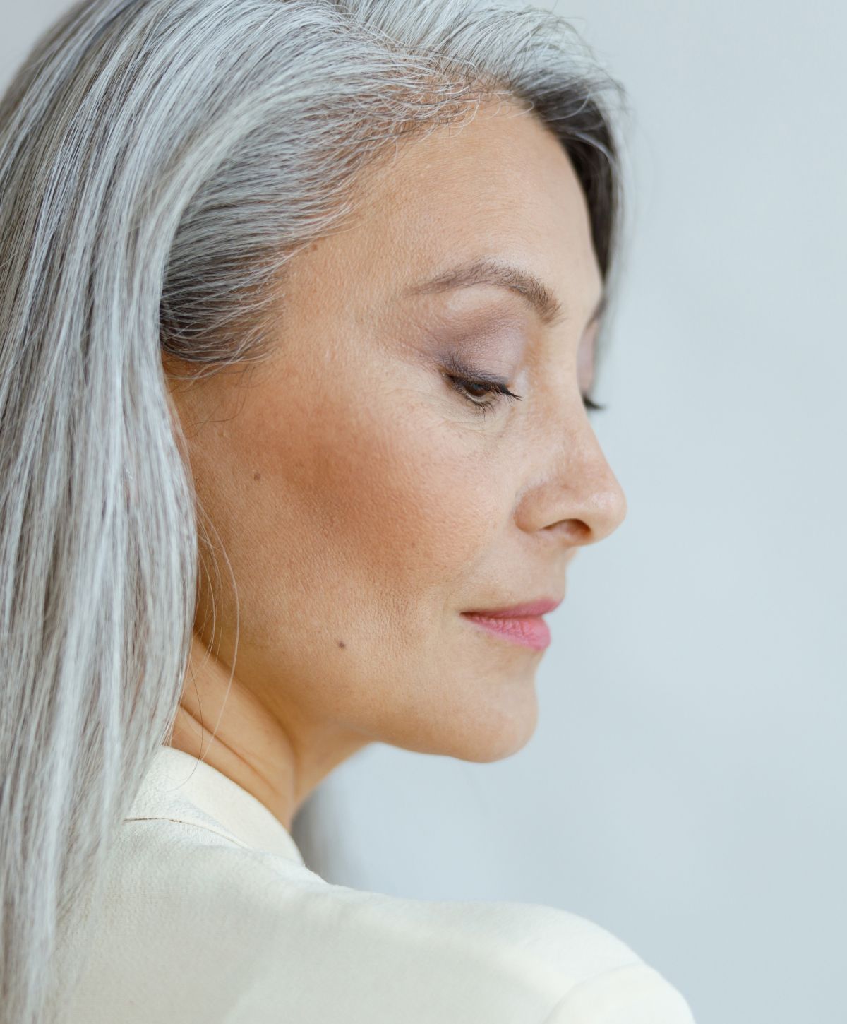 west columbia perineoplasty model with white hair