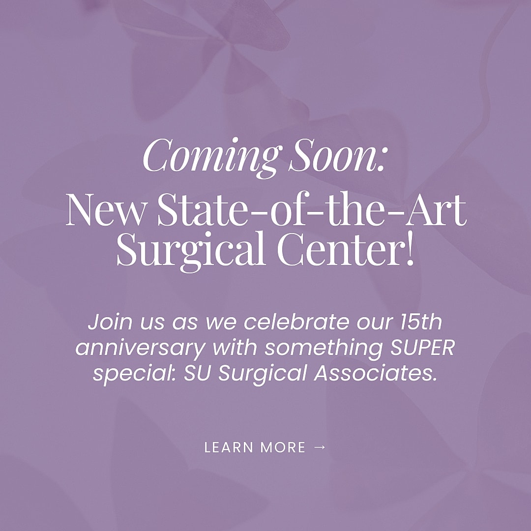 Announcement for new surgical center opening soon.